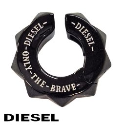 DIESEL ディーゼル メンズ 片耳用 カフピアス DX1556001 ブラック ステンレス 海外正規品 無料ラッピング可