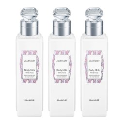 ジルスチュアート ボディミルク ホワイトフローラル もっとお得な3個セット 250ml x 3  |  JILL STUART  ボディローション 美容グッズ コスメ化粧品 誕生日 クリスマス ホワイトデー 結婚記念日 ウエディングギフト 母の日 送別会 バレンタインデー 女性 彼女 妻奥さん 母お