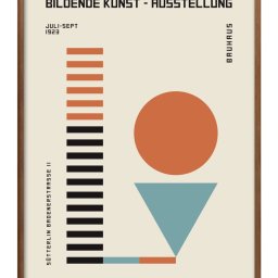 バウハウス BAUHAUS A3 サイズ ポスター アート おしゃれ 絵画 インテリア 北欧 イラスト マット紙 艶消し アートパネル 額 フレーム デザイン 壁掛け ギフト 新築祝い ディスプレイ 引越し祝い　新生活　空間デザイン 