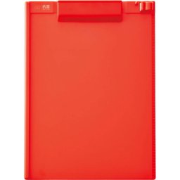 リヒトラブ オルクレア 抗菌クリップボード A7940-3 レッド