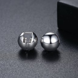 ピアス 両耳用 石なし 真鍮 イエローゴールド シルバー フープ シンプル おしゃれ 可愛い かわいい 挟み込みタイプ e18041952