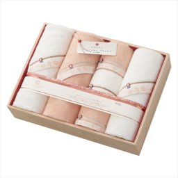 今治謹製 至福タオル梅 バスタオル3P&フェイスタオル3P（木箱入）  SH66150  内祝 内祝い お祝 御祝 記念品 出産内祝い プレゼント 快気祝い 粗供養 引出物