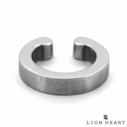 ライオンハート デュオ イヤーカフ エンビ サージカルステンレス シルバー メンズ ブランド LION HEART