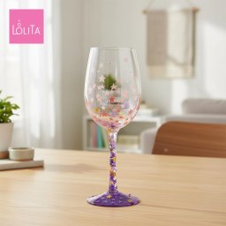 Lolita ワイングラス Stars-a-Million 22.4cm 満天の星空 | かわいい おしゃれ ポップ モダン デザイン食器 アート ロリータ･ヤンシー 正規輸入品