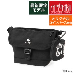 マンハッタンポーテージ バッグ Disney ミッキー Mickey Mouse Manhattan Portage ナイロンメッセンジャーバッグフラップジッパーポケット24 A5 MP1603FZPMIC24 メンズ レディース 送料無料 誕生日プレゼント ギフト 【正規代理店】