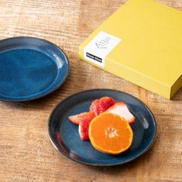 【ギフト対応無料】北欧ブルー 深ブルー 15cmプレート 2枚セット [ギフト] ※送料無料(北海道・沖縄は除く)