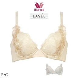 ワコール LASEE【ラゼ】着やせすっきりブラ BFA435 3/4カップブラ B・Cカップ