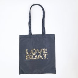 LOVEBOAT(ラブボート) サテン トートバッグ (ブラック)
