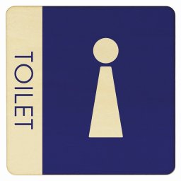 27x27cm トイレ 御手洗 TOILET トイレマーク F1 男 MENS ピクトサイン 木製ドアサイン ドアプレート インテリア 施設 案内