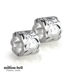 ハワイアンジュエリー シルバー ペアペンダントトップ 2個セット カットアウト チューブ シルバー シルバー925 ネックレス チェーン別売 ペンダントヘッド カップル 夫婦 プレゼント 夏 サマー 【品番：SP3236P】
