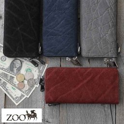 ZOO 象革 ラウンドファスナー ダブルジッパー 長財布 Ocelot Wallet2
