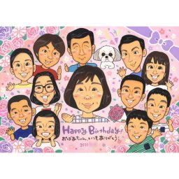 おばあちゃん、おじいちゃんの誕生日に似顔絵のプレゼントもらって嬉しいおしゃれで面白い人気のプレゼント mariko 還暦祝い 古希祝い 喜寿祝い 傘寿祝い 米寿祝い 卒寿祝い 白寿祝い 百寿祝い 長寿祝い 祖父 祖母 おじいちゃん おばあちゃん お母さん お父さん 父 母 両親 家族 男性 女性 先輩 上司 同僚 友達 友人