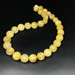 【天然石ギフト】 高級感あふれる［金運を呼び起こす］ゴールド タイチンルチル ネックレス 八白土星 九星開運 天然石 仕事運 勝負運 必勝祈願 お守り 人気 ブレスレット 誕生日プレゼント 天然石好きへ 無料ラッピング