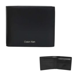 カルバンクライン CALVIN KLEIN 二つ折り財布 折り畳み RAISED EW BILLFOLD WITH COIN lv04d1163g-ub1 ブラック BLACK
