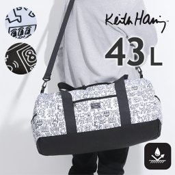 大容量 ボストン バッグ Keith Haring Trabel Line トラベル キースヘリング スポーツバッグ ボストンバッグ 旅行 部活動 合宿 帰省 修学旅行 林間学校 2泊 1泊 レジャー ショルダーバッグ レディース メンズ 2WAY 大容量 はっ水 Travel
