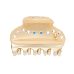 アレクサンドル ドゥ パリ ALEXANDRE DE PARIS クリップ ICC45 14339 03 OPAL PECHE OR O VENDOME CLIP 4.5CM ヴァンドーム Sサイズ レディース オレンジベージュ系
