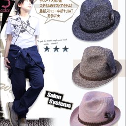 フェザー ミックス ハット   UV効果 小顔効果 人気 中折れハット 男女兼用  変わりデザイン  全3色  麦わら帽子 ストローハット 黒 茶 ピンク メンズ レディース 帽子 r 母の日 福袋 　  2020
