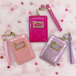 サンリオ 公式 公認 パスケース ハローキティ キティちゃん キティ マイメロディ マイメロ クロミ クロミちゃん サンリオキャラクター エナメル 平成 Y2K ギャル ラインストーン モノグラム レディース 新学期 通学 新生活 平成 かわいい リール付きパスケース 定期入れ