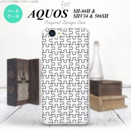 【SHV34】【スマホケース/スマホカバー】【アクオス セリエ】SHV34 スマホケース AQUOS SERIE SHV34 カバー アクオス セリエ パズル line黒 nk-shv34-1214【メール便送料無料】