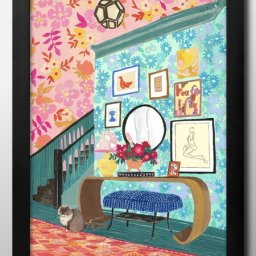 北欧 マティスに魅せられて A3 サイズ ポスター アート おしゃれ 絵画 インテリア 北欧 イラスト マット紙 艶消し アートパネル 額 フレーム デザイン 壁掛け ギフト 新築祝い ディスプレイ 引越し祝い　新生活　空間デザイン 