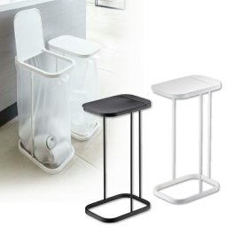 山崎実業 縦開き 分別ゴミ袋ホルダー ルーチェ LUCE 縦型  おしゃれ ゴミ箱 ふた付き 分別ダストボックス 分別ゴミ箱 レジ袋 フタ ゴミ袋 45L 45リットル スリム 蓋付き ホワイト ブラック 7522 7533  プレゼント ギフト nichie ニチエー 母の日 父の日 60代 70代