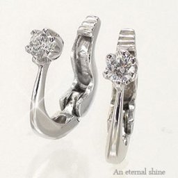 18金 ダイヤモンド 一粒イヤリング 0.2ct k18ゴールド 中折れ式イヤリング レディース ジュエリー アクセサリー プレゼント ギフト 人気 おすすめ 送料無料