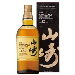 サントリー シングルモルト 山崎12年 43度 700ml【箱付き】