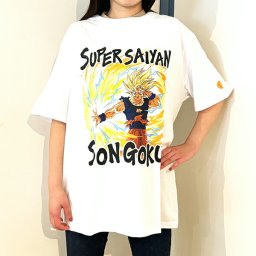 ドラゴンボール 超元気玉 Tシャツ(ホワイト) 悟空 3Lサイズ アパレル ジャンプ