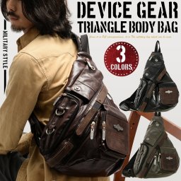 【送料無料】DEVICE gear トライアングルボディバッグ