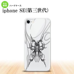 iPhoneSE 3 iPhoneSE 3 スマホケース ハードケース ピンスト 線 黒 メンズ レディース nk-ise3-1235
