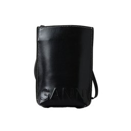 ガニー GANNI バッグ ミニ ショルダーバッグ ポシェット 斜め掛けバッグ A3591 5718 099 BANNER バナー BLACK ブラック
