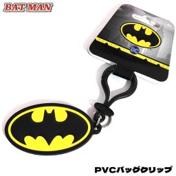 ラバーキーチェーン バットマン ロゴ キーホルダー かっこいい アメコミ  映画 キャラクター DCコミック BATMAN キーリング アメリカン おしゃれ ストラップ 雑貨 メンズ プレゼント ギフト
