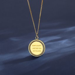 ネックレス レディース 貝パール ステンレス イエローゴールド tn21061605