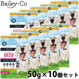ベイリーコー Bailey＋Co ドッグフード フリーズドライ コンプリート ビーフ 50g×10個セット