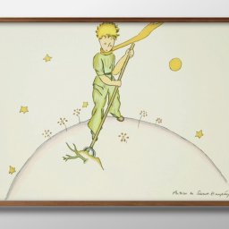 星の王子さま A3 サイズ ポスター アート おしゃれ 絵画 インテリア 北欧 イラスト マット紙 艶消し アートパネル 額 フレーム デザイン 壁掛け ギフト 新築祝い ディスプレイ 引越し祝い　新生活　空間デザイン