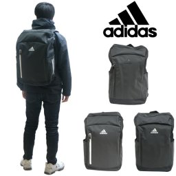 adidas アディダス リュック ポリエステル 63782 31L 学生 通学 ビジネス バッグ 鞄 かばん レディース メンズ お手頃 使いやすい 便利 人気 おすすめ おしゃれ  入学 ブラックブラック ブラックホワイト ブラックシルバー