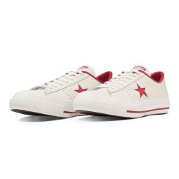 コンバース CONVERSE スニーカー メンズ レディース ローカット ワンスター J ホワイト/レッド ONE STAR J 日本製