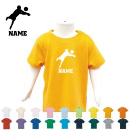 バレーボール2  名入れTシャツ/ベビー服、キッズ服、お名前、子供服、キッズウェア、こども服、入園、入学、新学期、幼稚園、保育園、小学校、、夏服【ネコポス発送可】【cf_bst】バレー　ネット　団体