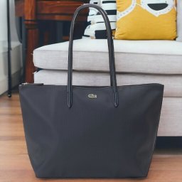 ラコステ ブランド ショルダーバッグ ショルダーバック メンズ レディース NF1888 141 L.12.12 プチピケ ラージ トートバッグ ネイビー ワニロゴ おしゃれ