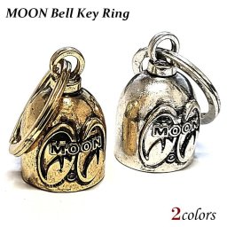 キーリング ムーンアイズ ベル キーホルダー かわいい ゴールド シルバー アメリカン 雑貨 MOONEYES ロゴ アンティーク 鈴 おしゃれ ビンテージ レディース メンズ