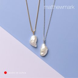 ミニ バロック パール ネックレス / 日本製 レディースネックレス バロックパール パールネックレス 淡水パール 真珠 チェーン ゴールド プラチナ 18金 18K K18 仕上げ SV925 冠婚葬祭 卒業式 入学式 プレゼント ギフト  【送料無料】 【ラッピング無料】