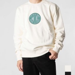 ハフ HUF TRANSIT AUTHORITY CREWNECK トランジット オーソリティ クルーネック PF00760 トレーナー スウェット プルオーバー ロゴ ユニセックス トップス