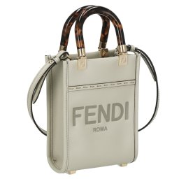 フェンディ FENDI バッグ 2WAY ハンドバッグ ショルダーバッグ 斜めがけショルダーバッグ 8BS051-0ABVL F1K3B レディース シルバー 本革 レザー