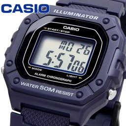 CASIO 腕時計 カシオ 時計 ウォッチ チープカシオ チプカシ スクエア キッズ メンズ W-218H-2AV [並行輸入品]
