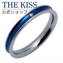 THE KISS 公式ショップ ステンレス ペアリング （レディース・メンズ 単品) ペアアクセサリー カップル に 人気 の ジュエリーブランド THEKISS ペア リング・指輪 TR3046DM ザキス 【送料無料】 ギフト アニバーサリー