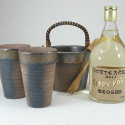 じいじの敬老の日 長期麦焼酎　豪華酒器セット焼酎ギフト