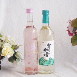 老舗ワイナリー白百合醸造ロリアンさくらのワインと国産ワインセット(実りの収穫 白辛口ワイン 辛口(山梨県)720ml白百合醸造ロゼサクラやや甘口(山梨県)500ml