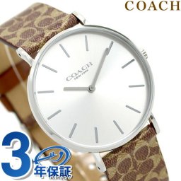 コーチ 腕時計 ブランド レディース 36mm シグネチャー柄 革ベルト 14503122 ペリー