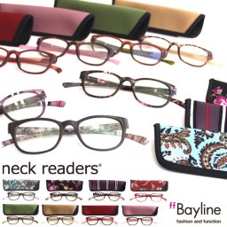 【おしゃれな老眼鏡】【ネックリーダーズ ウェリントン】【ブルーライトカット 】【ケース付き】【neckreaders wellington】メンズ レディース シニアグラス