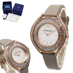 SWAROVSKI スワロフスキー 5519450 CRYSTALLINE AURA クリスタルオーラ 腕時計 ホワイトシルバー グレー ウォッチ レディース
